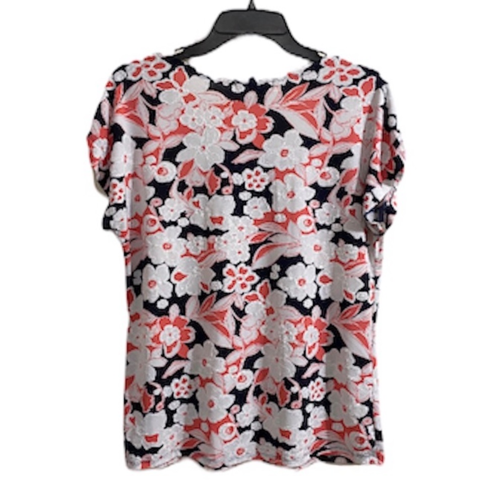 Diana Belle Floral Print Women’s Shirt Large - Picture 2 of 5